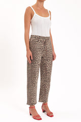 Daze Westward Barrel Leg Jeans - Cool Cat