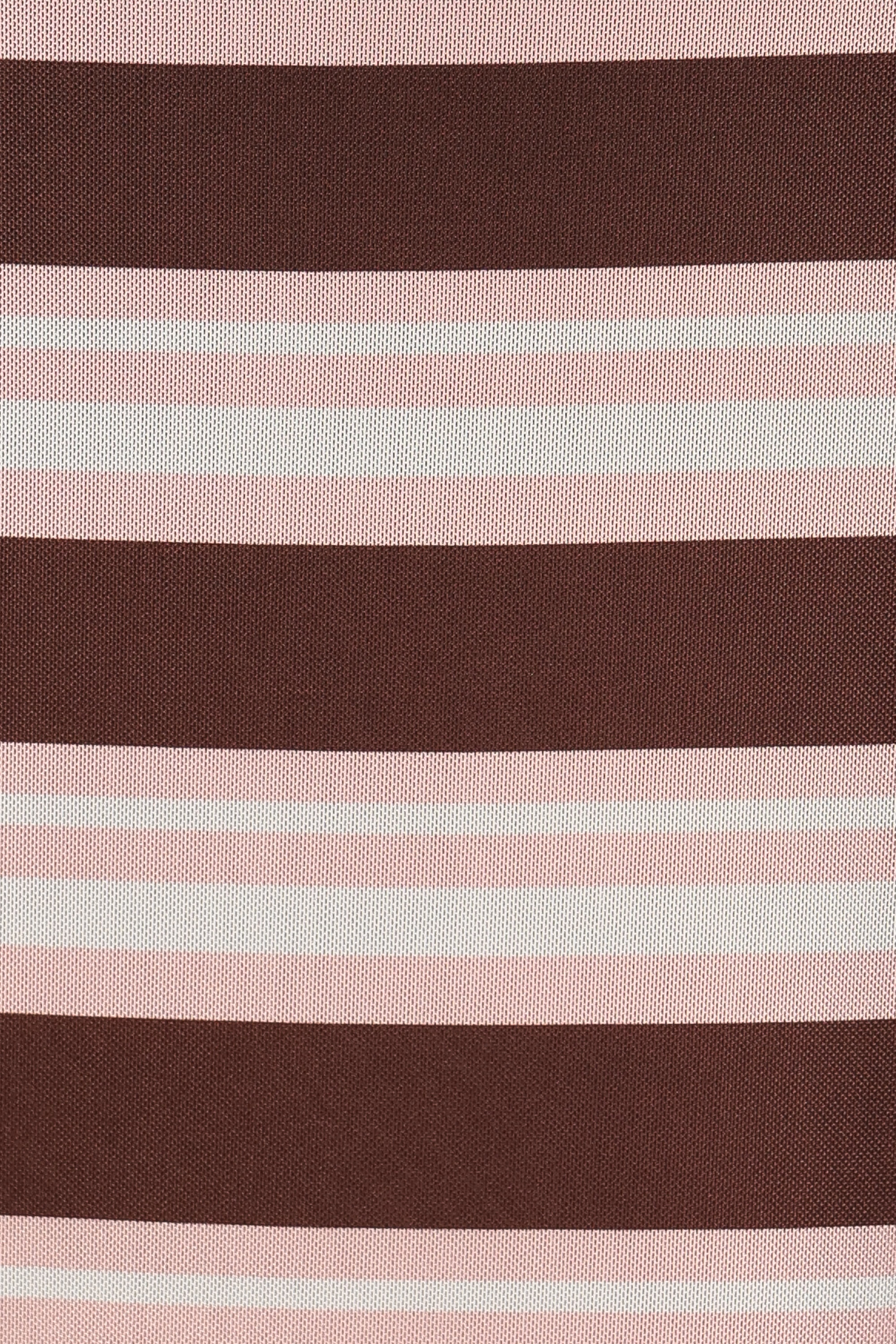 Dia Mesh Column Skirt - Pink/Brown Stripe