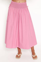 Orielle Maxi Skirt - Pink