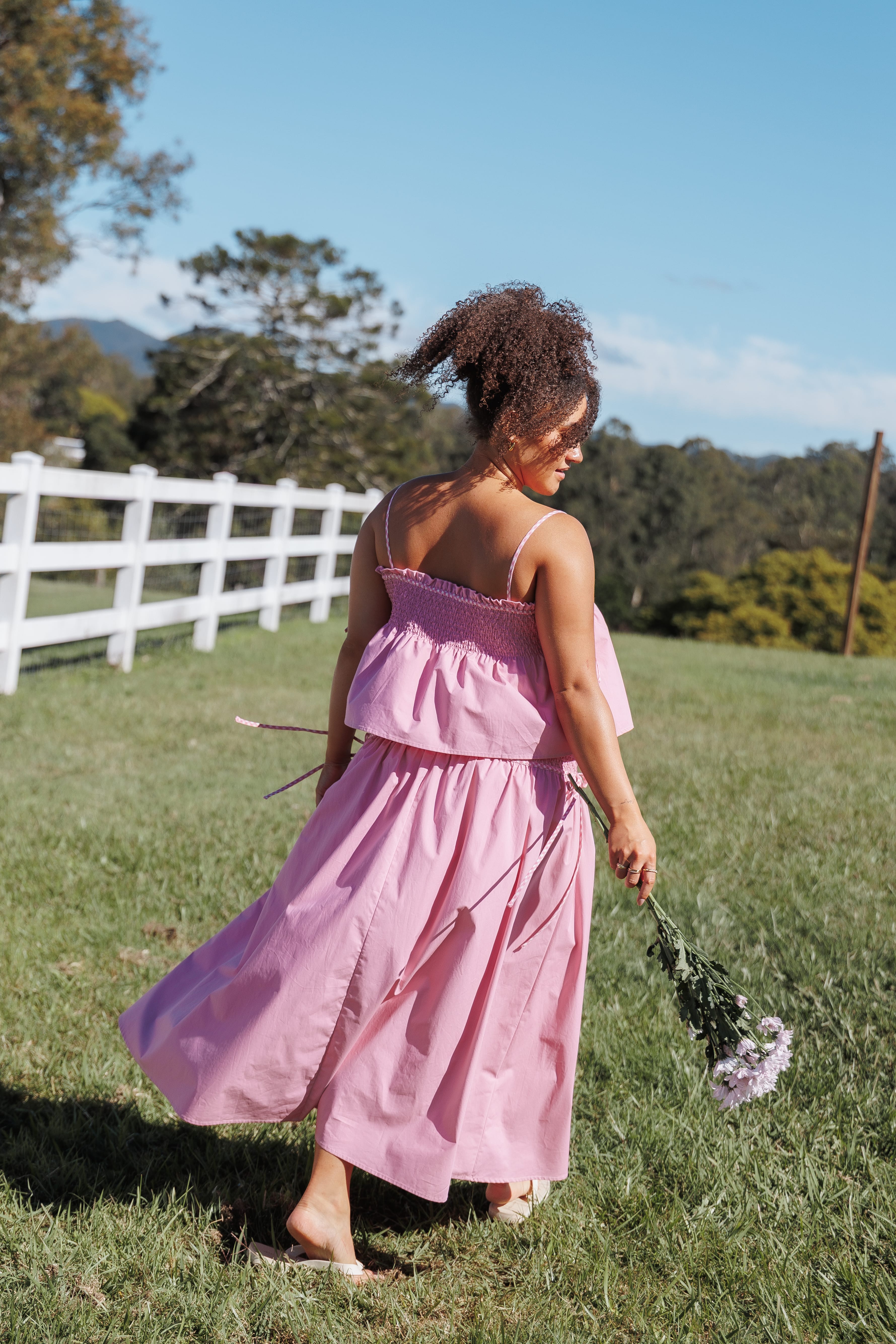 Orielle Maxi Skirt - Pink