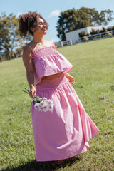 Orielle Maxi Skirt - Pink
