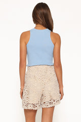 Rowley Crochet Short - Natural