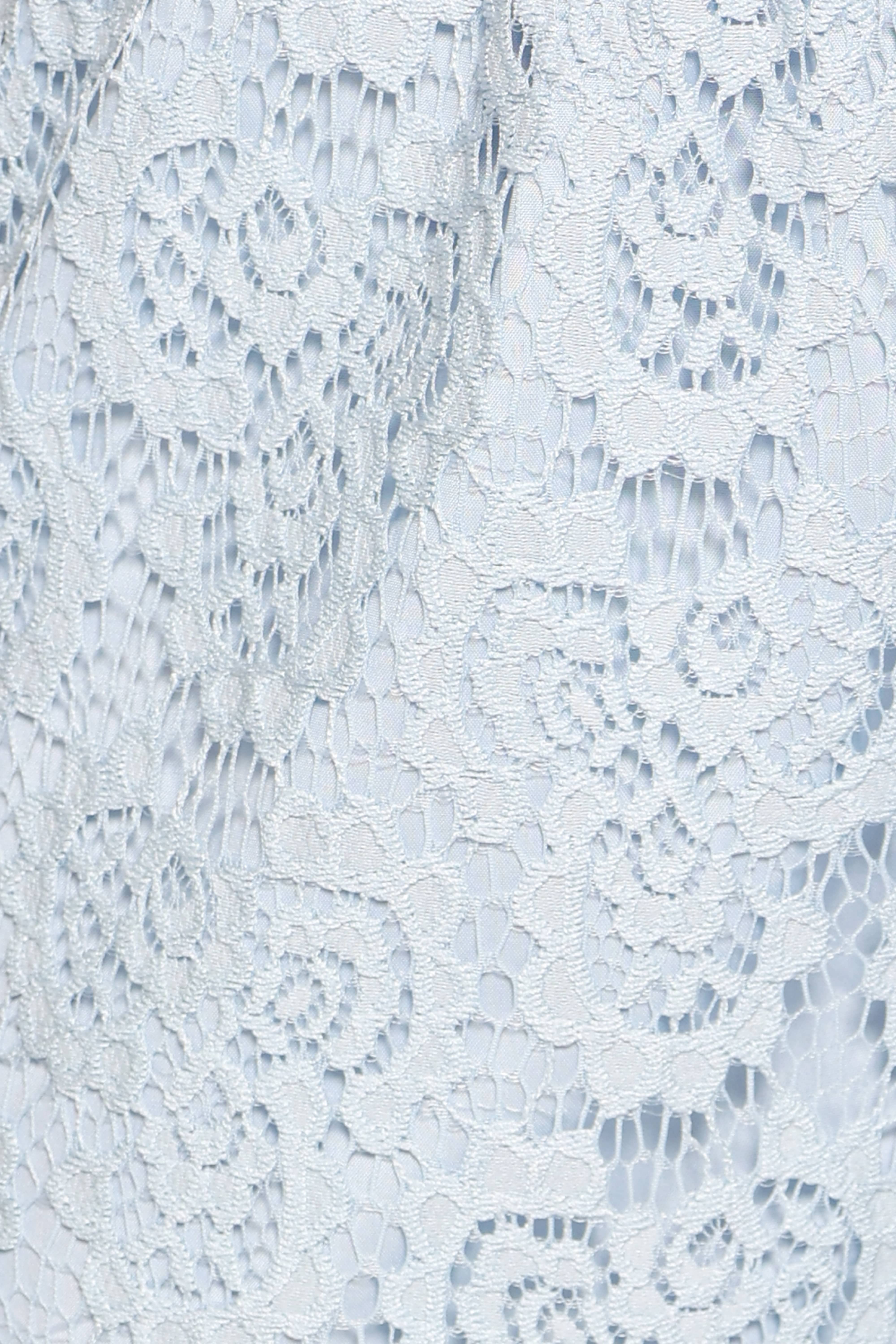 Tia Sheer Lace Pant - Light Blue