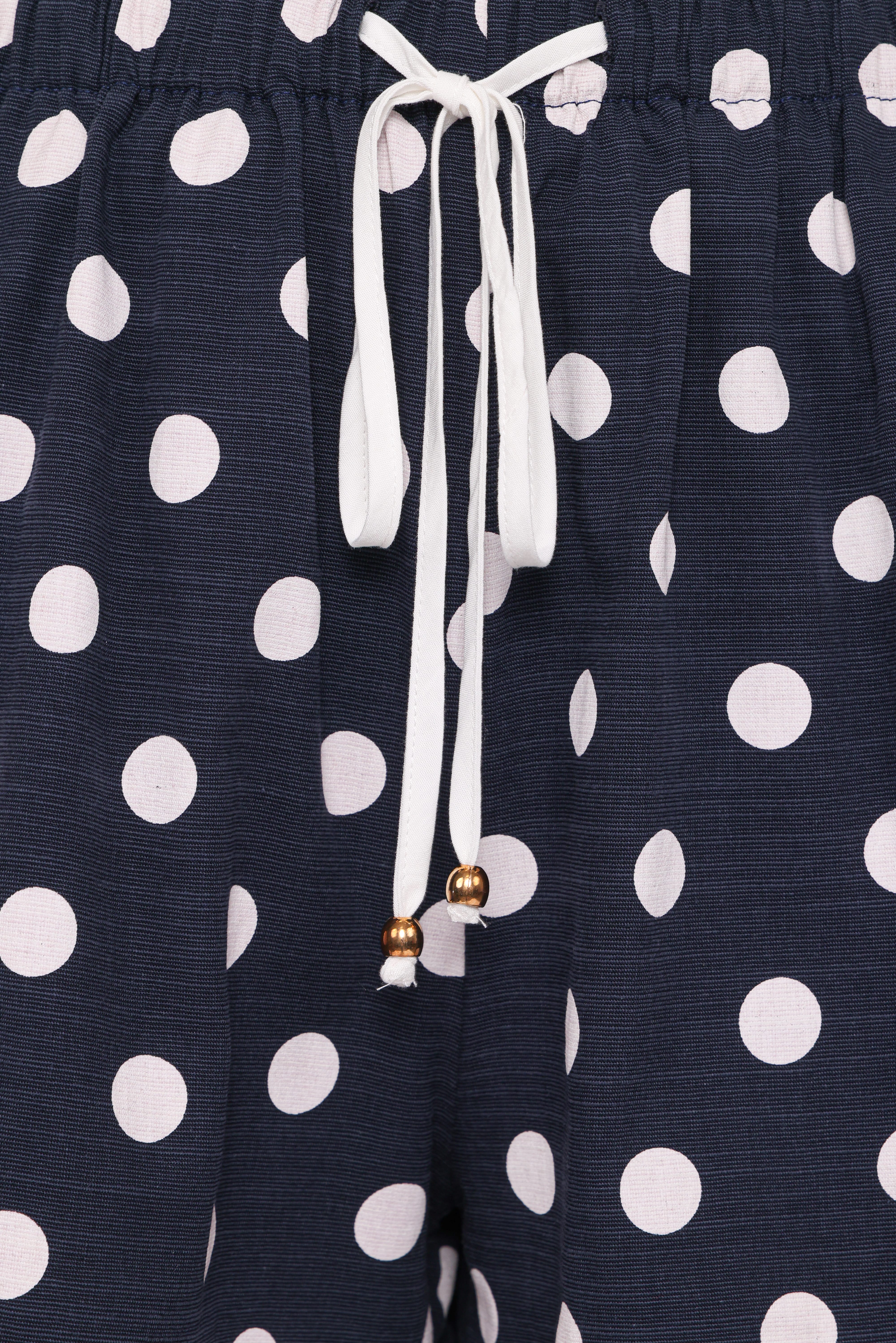 Wren Short - Navy Polka Dot