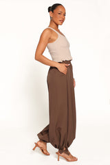 Yazmin Balloon Pant - Olive Green