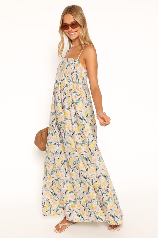 Arletta Maxi Dress - Pink Lemon