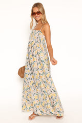 Arletta Maxi Dress - Pink Lemon