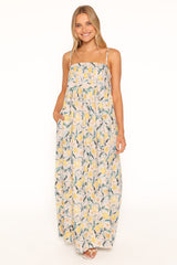 Arletta Maxi Dress - Pink Lemon