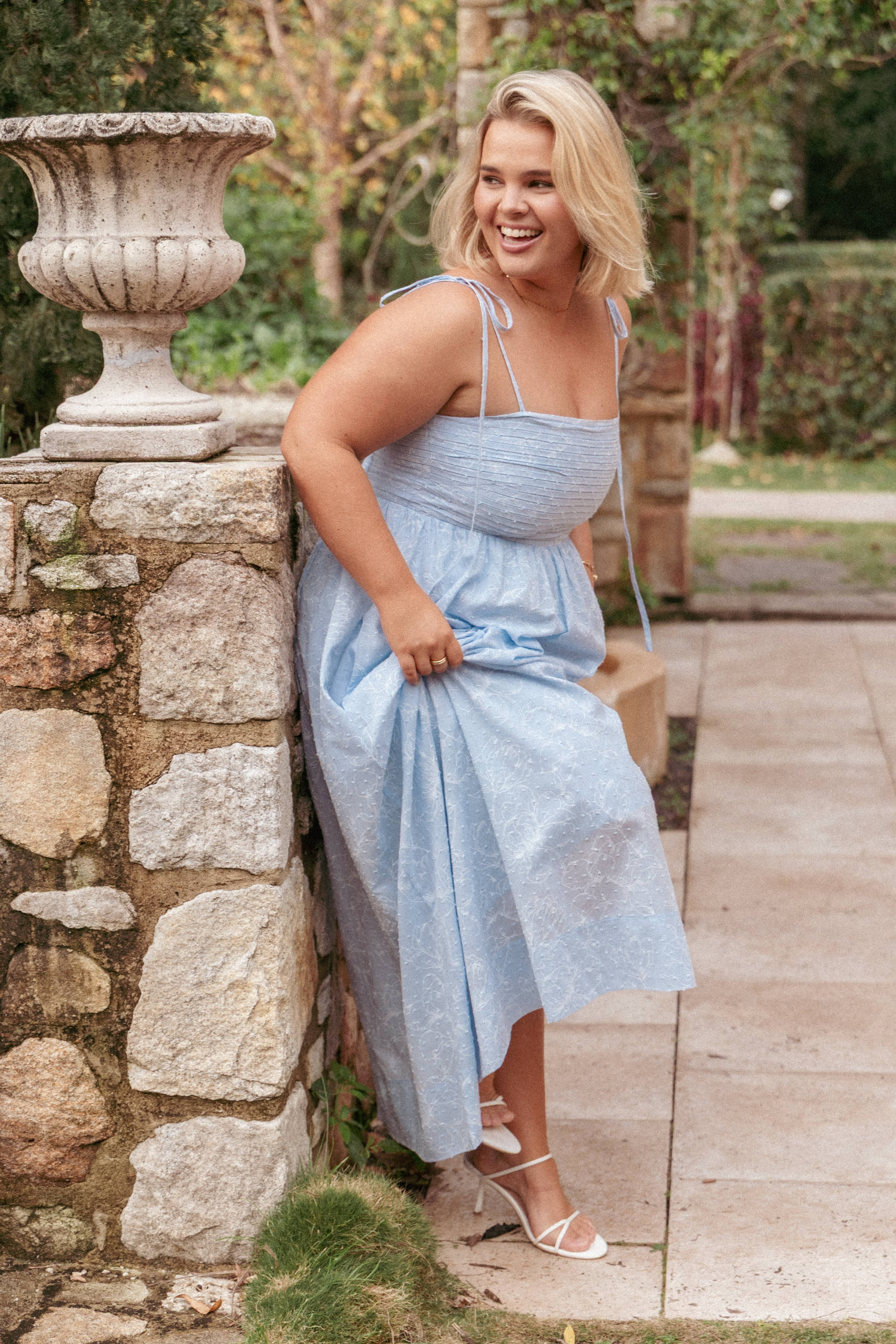 Ashtyn Maxi Dress - Cornflower Blue
