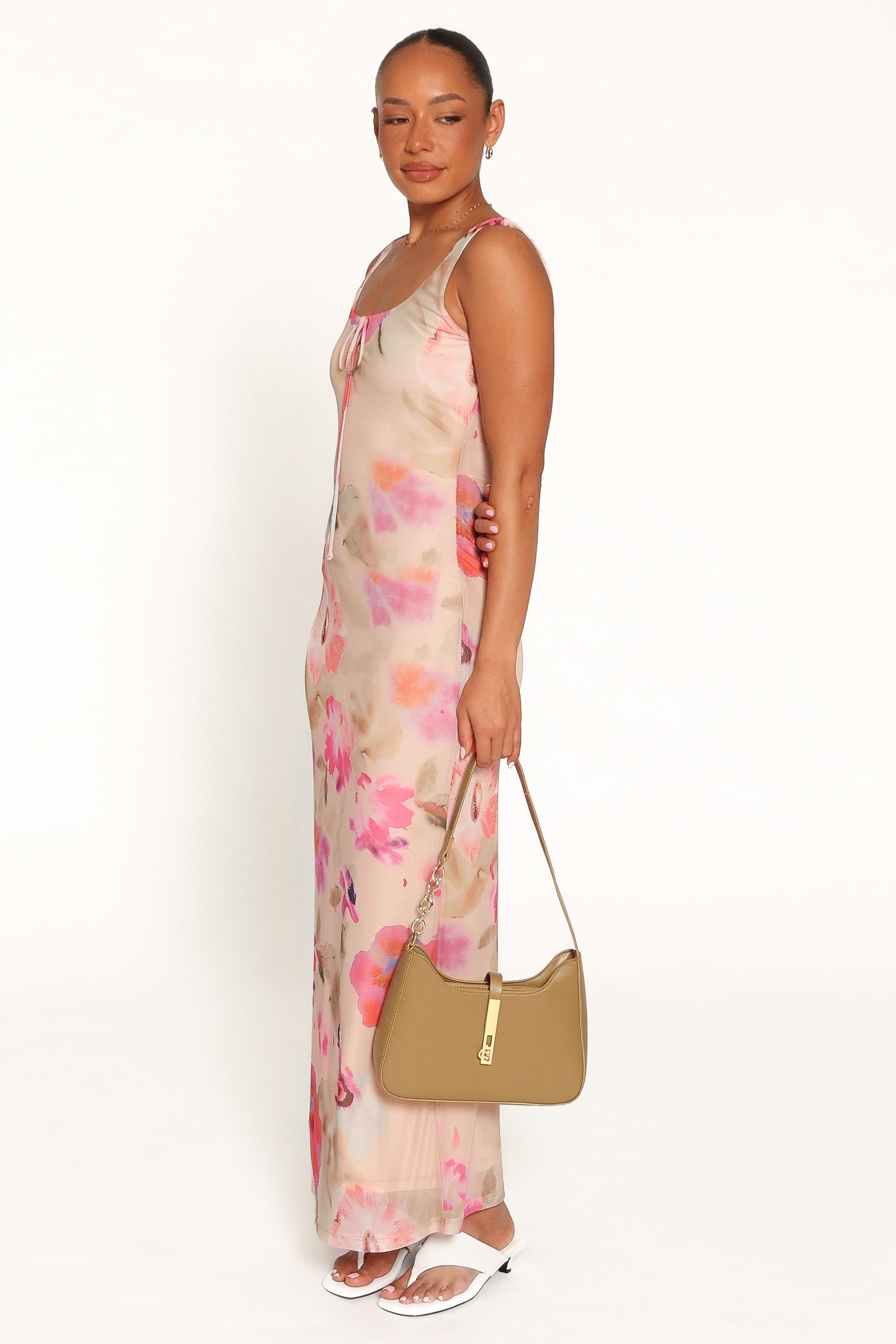 Avina Maxi Dress - Pink Floral