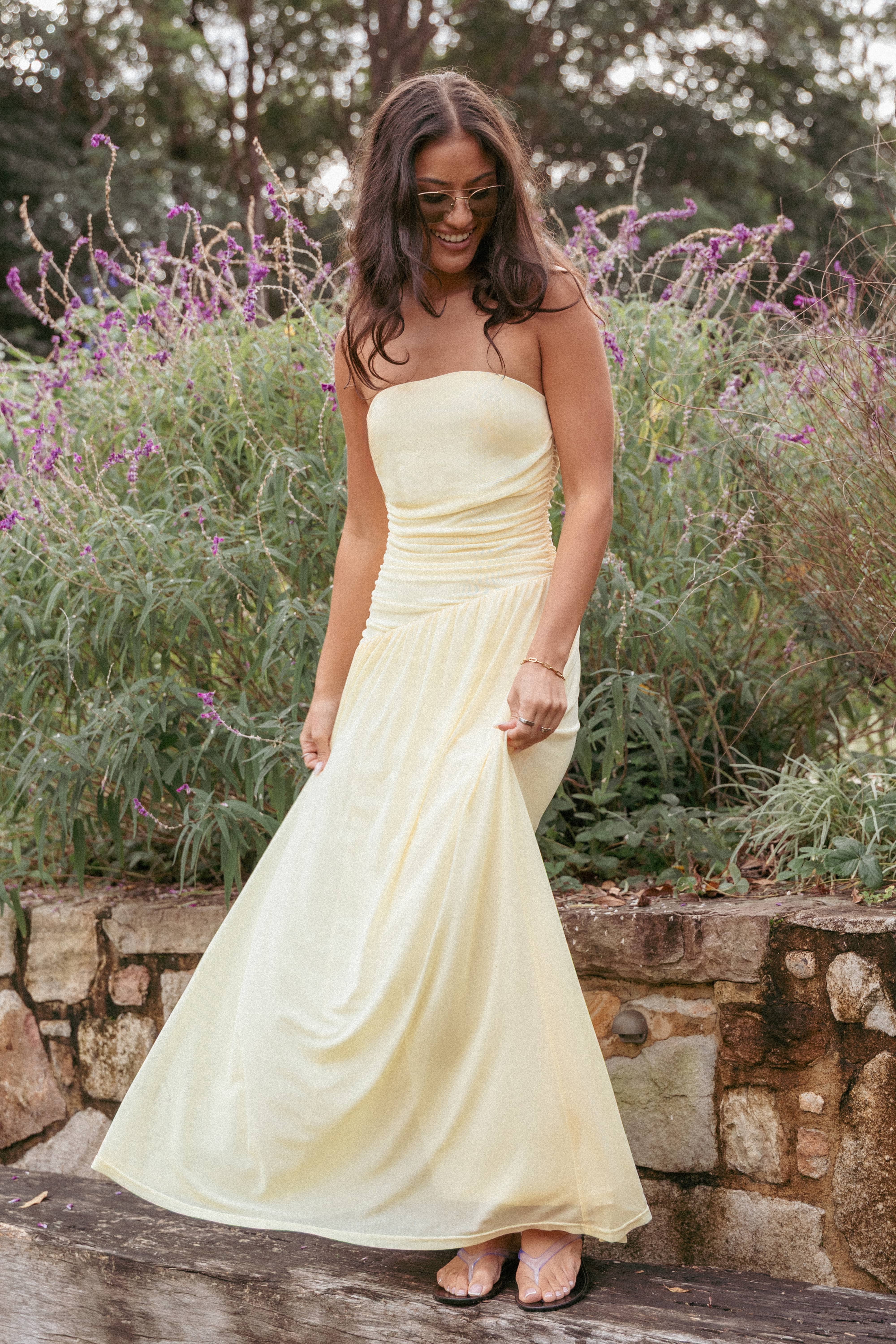Calypso Maxi Dress - Butter Yellow