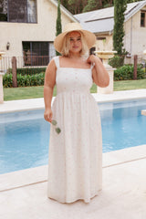 Caty Maxi Dress - Red Polka Dot
