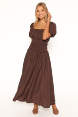 Doralee Maxi Dress - Brown