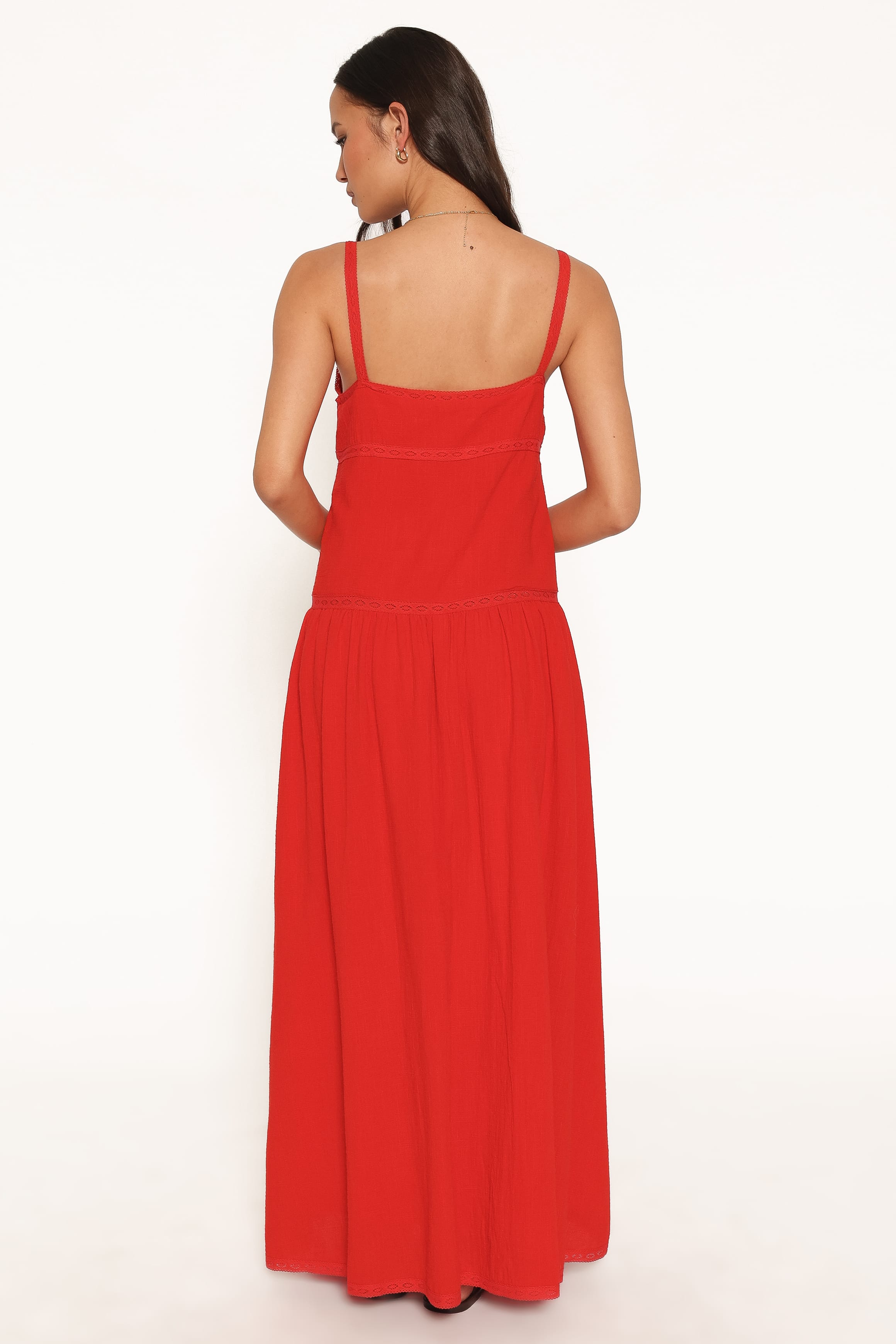 Ebonie Maxi Dress - Red