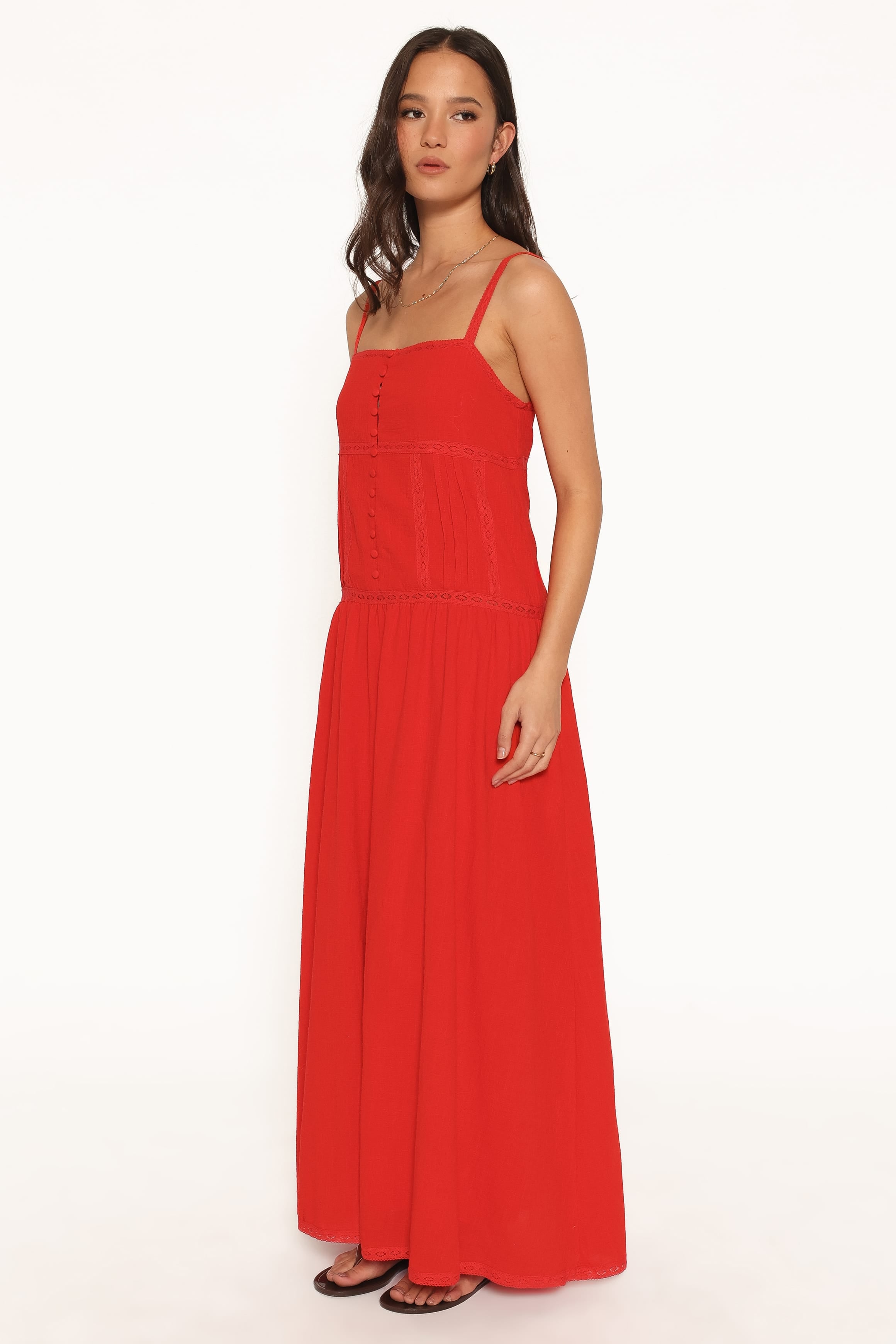 Ebonie Maxi Dress - Red