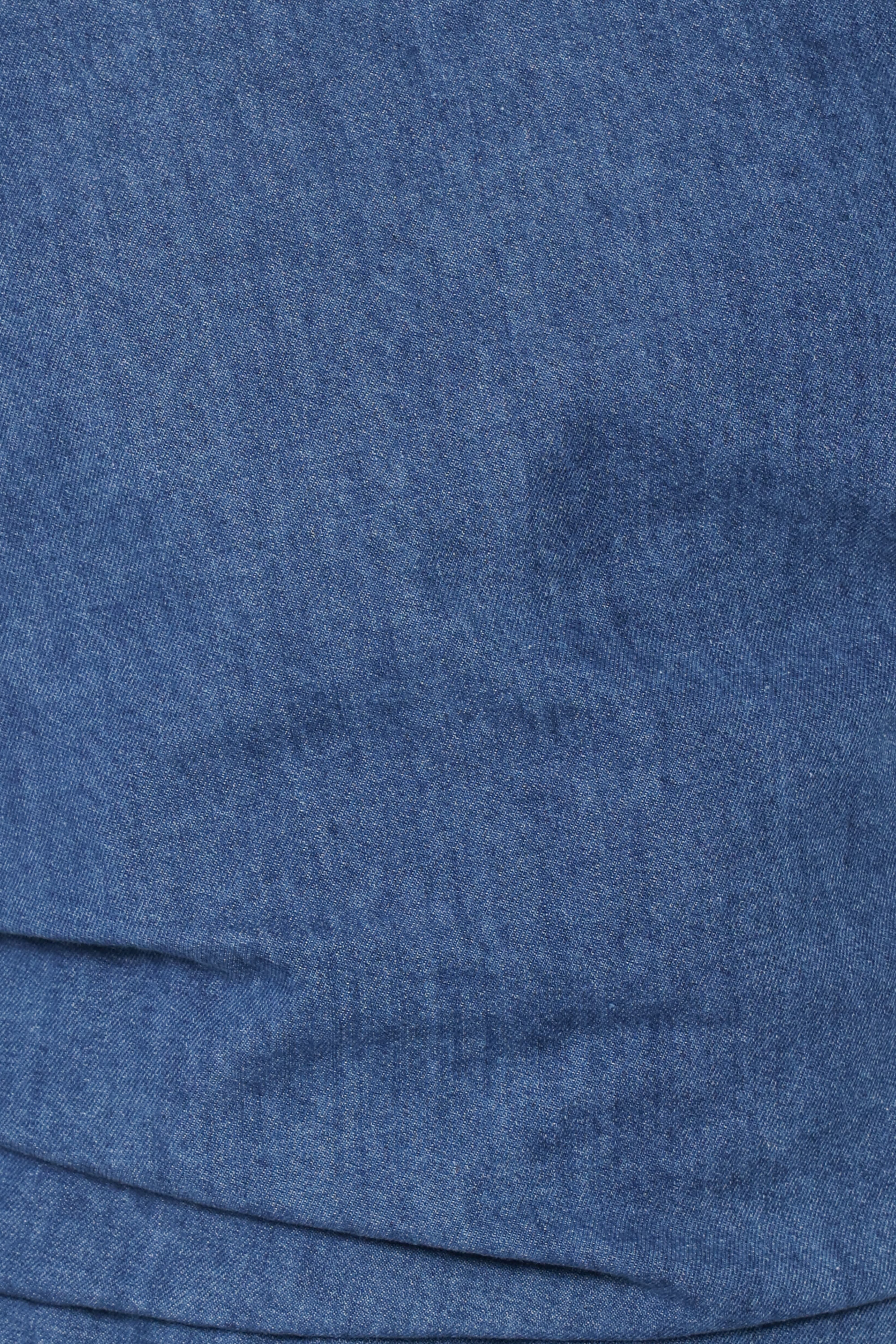 Elvira Mini Dress - Medium Wash Denim