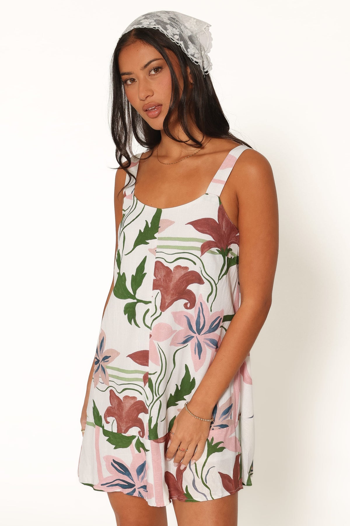 Farlie Mini Dress - Pink Floral
