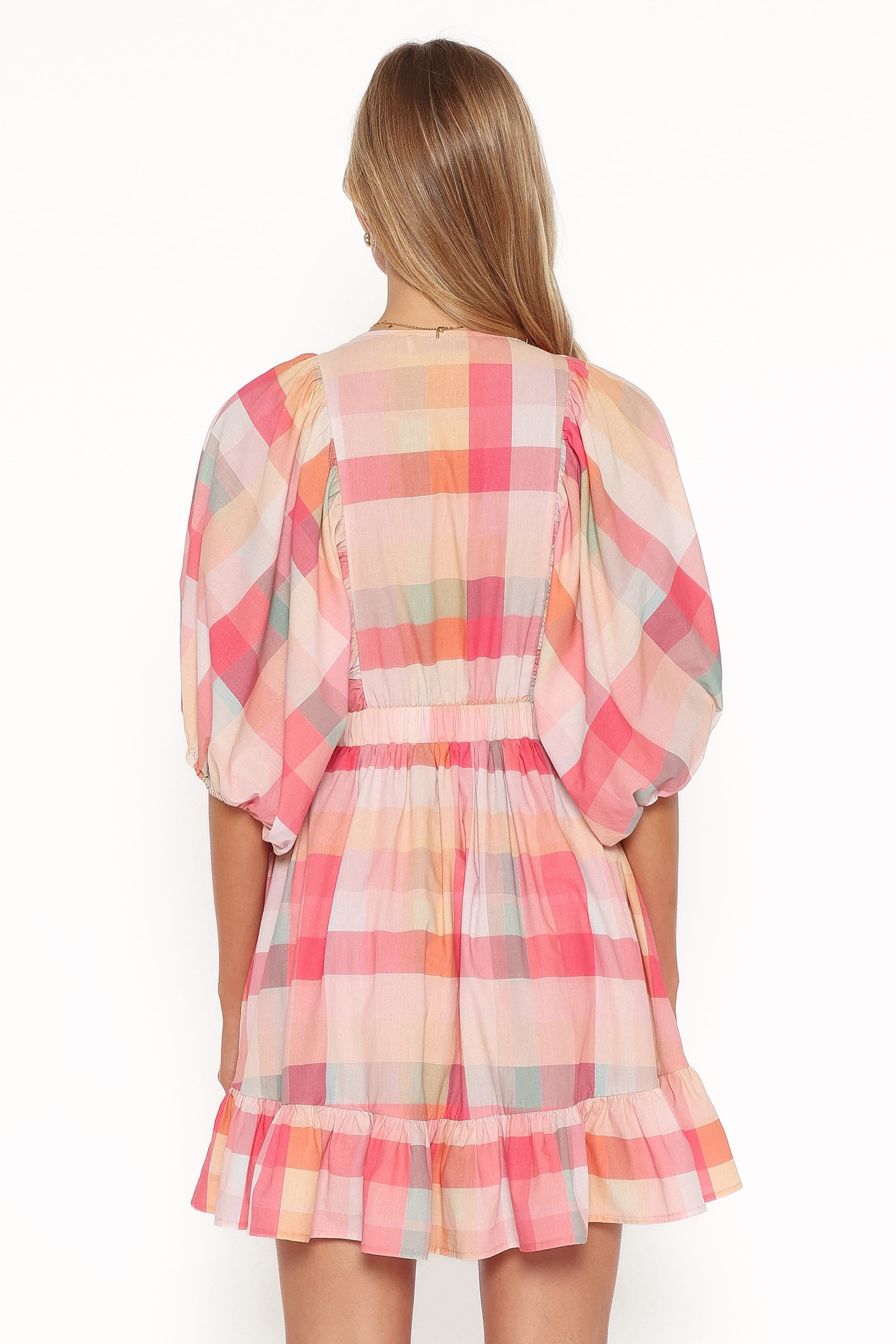 Itsy Mini Dress - Pink Picnic Plaid