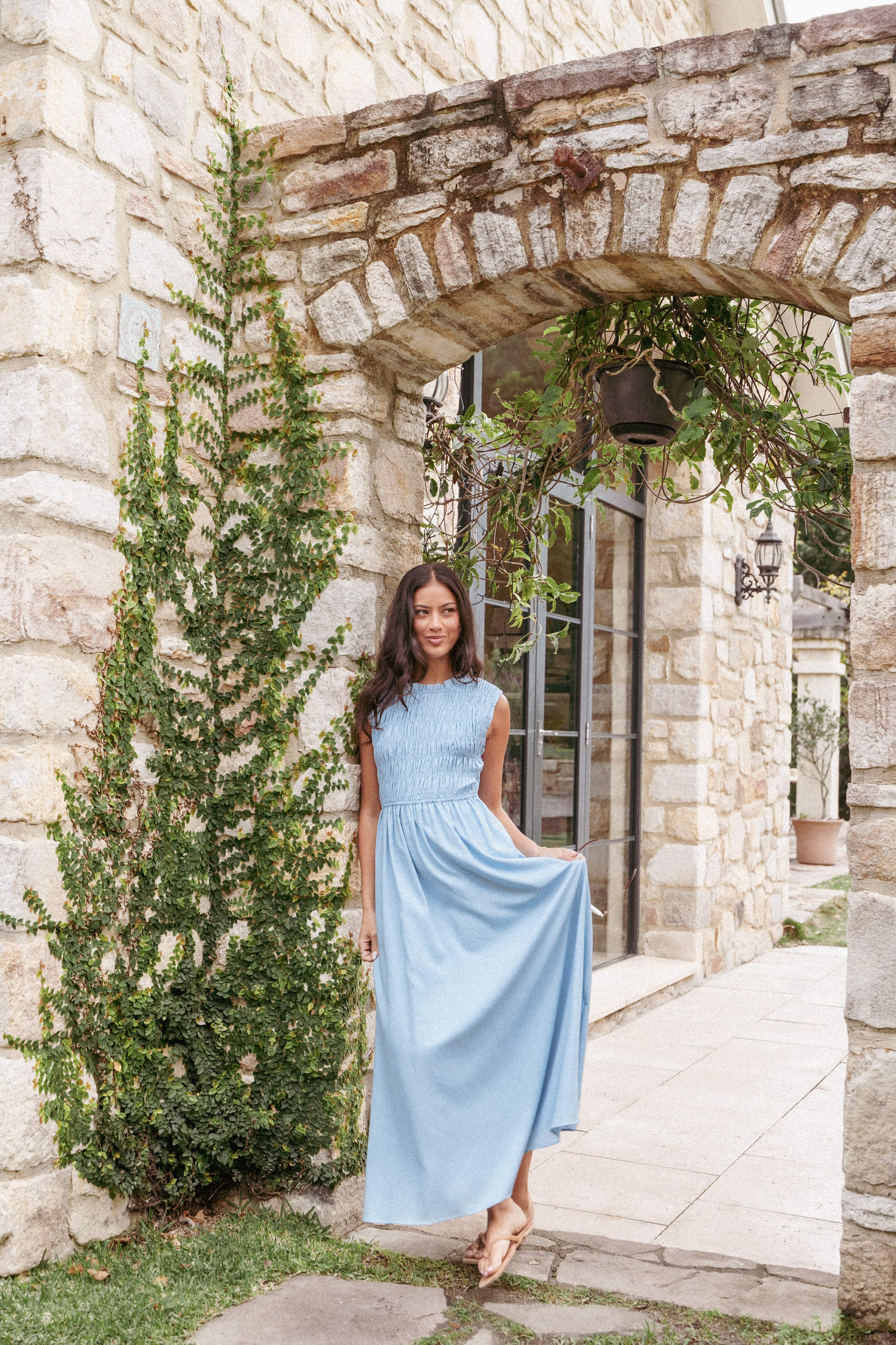 Lanna Maxi Dress - Blue
