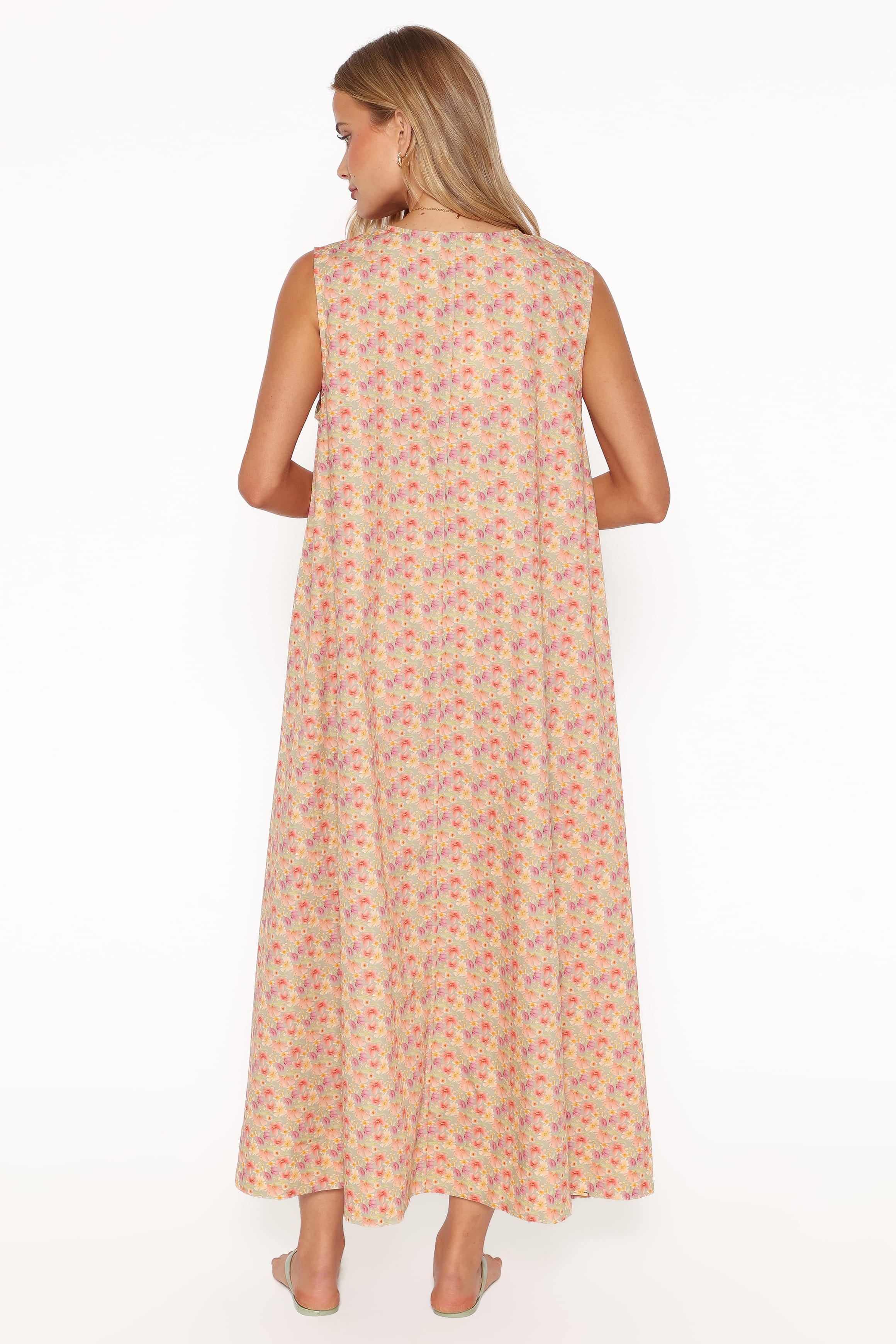 Laurita Maxi Dress - Sage Wildflower