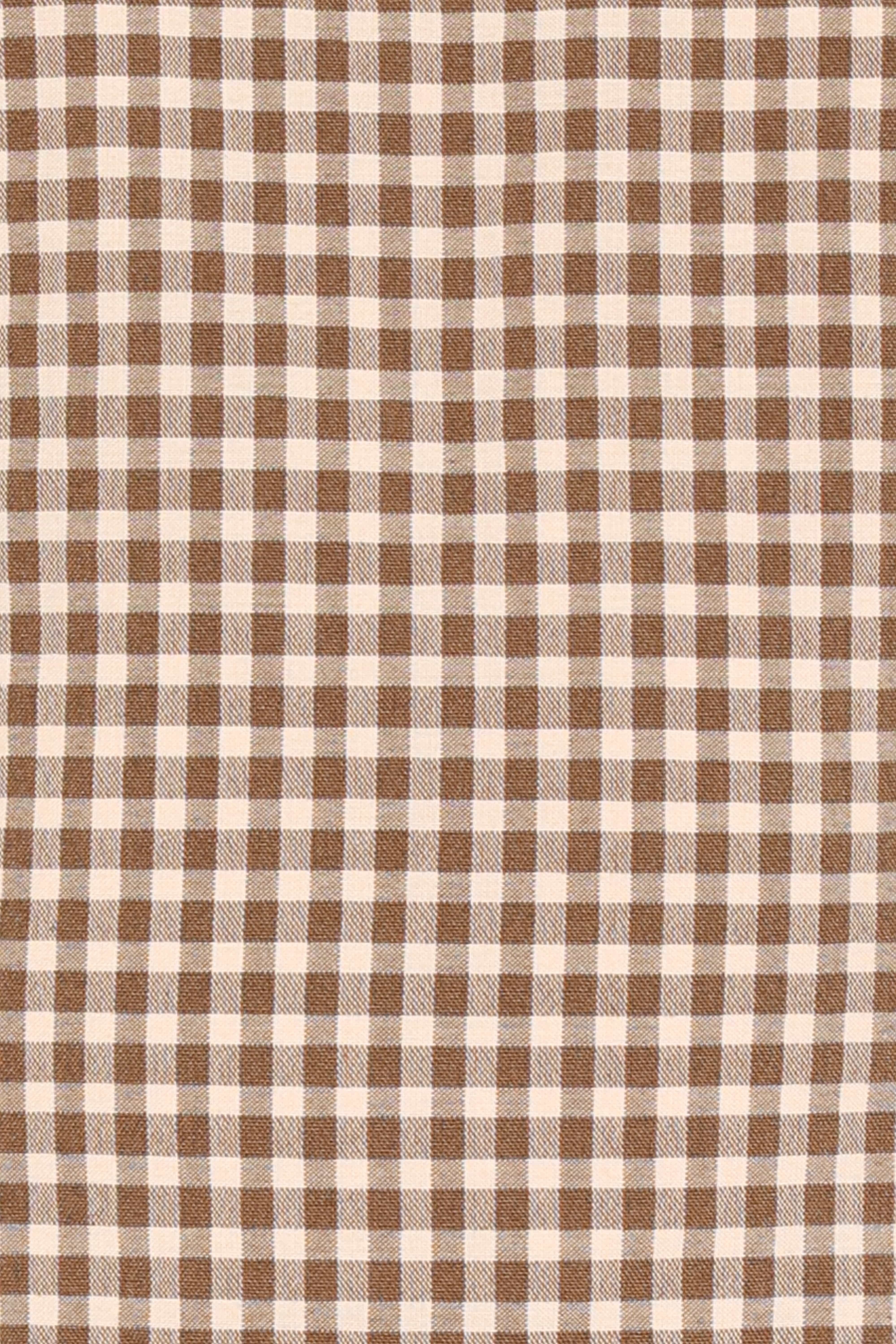 Lyric Mini Dress - Brown Check