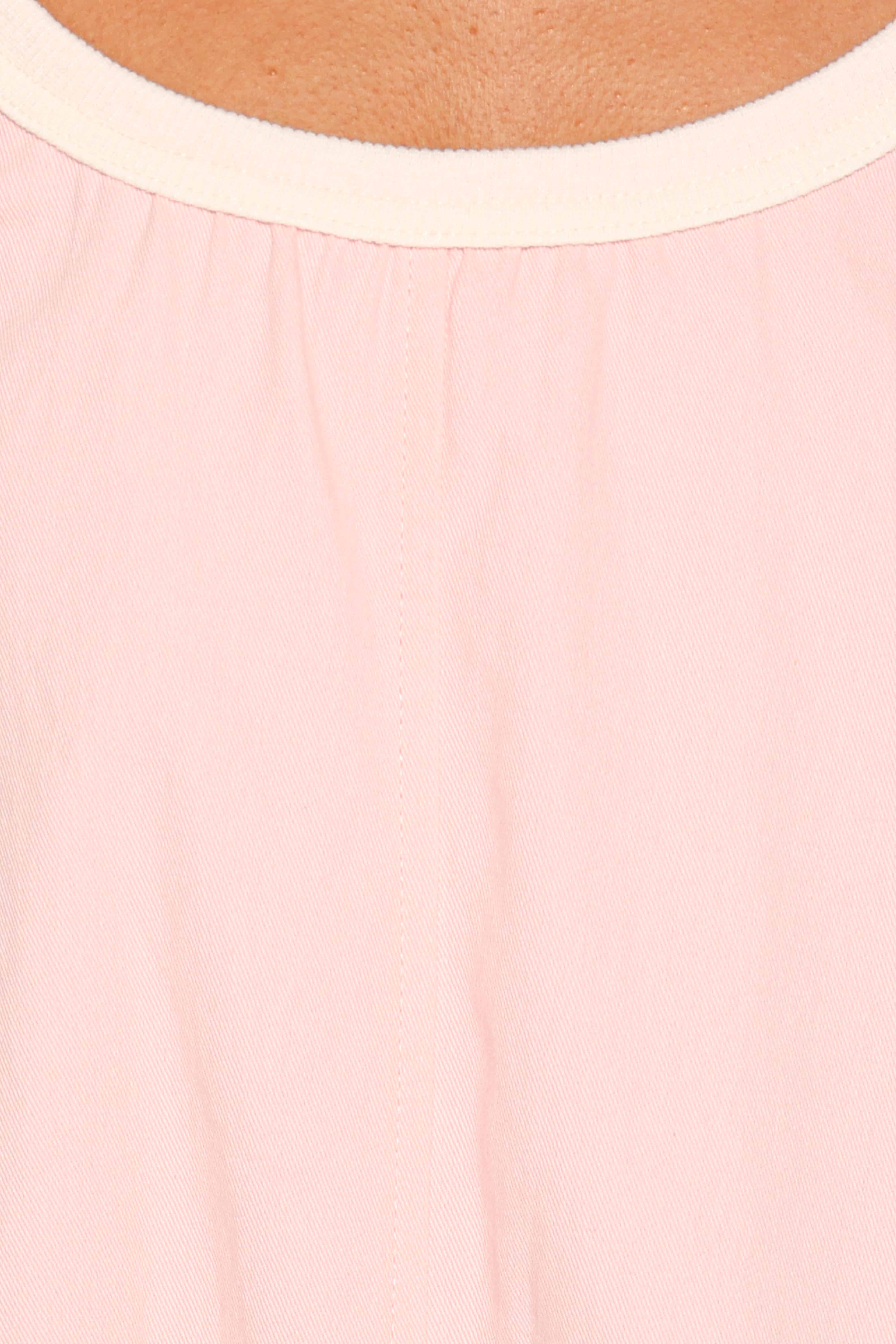 Madrid Mini Dress - Pink/Cream