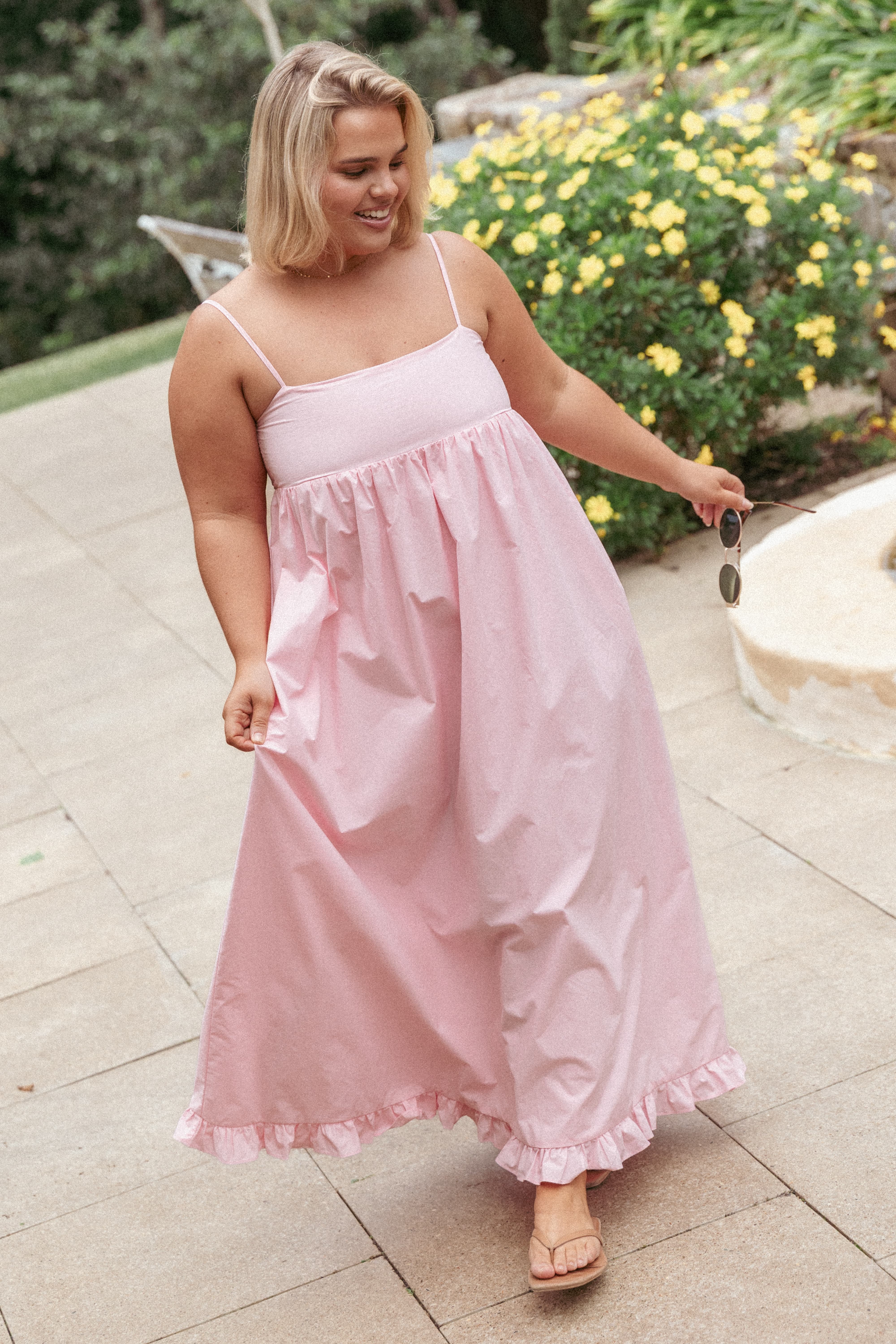 Miuccia Maxi Dress - Pink