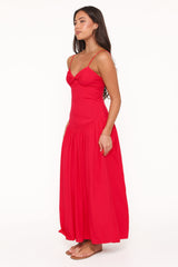 Shanice Maxi Dress - Red