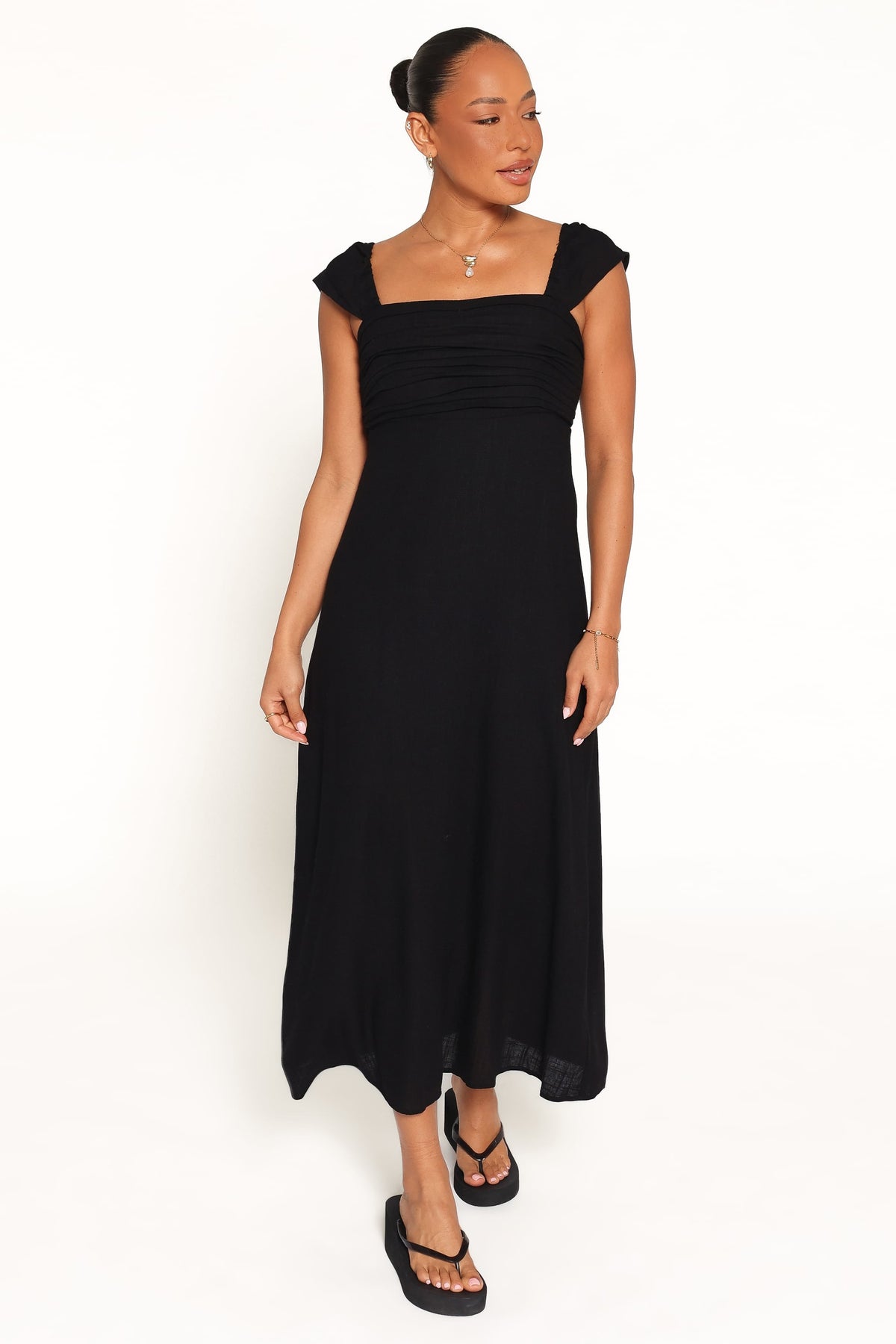Sirene Midi Dress - Black