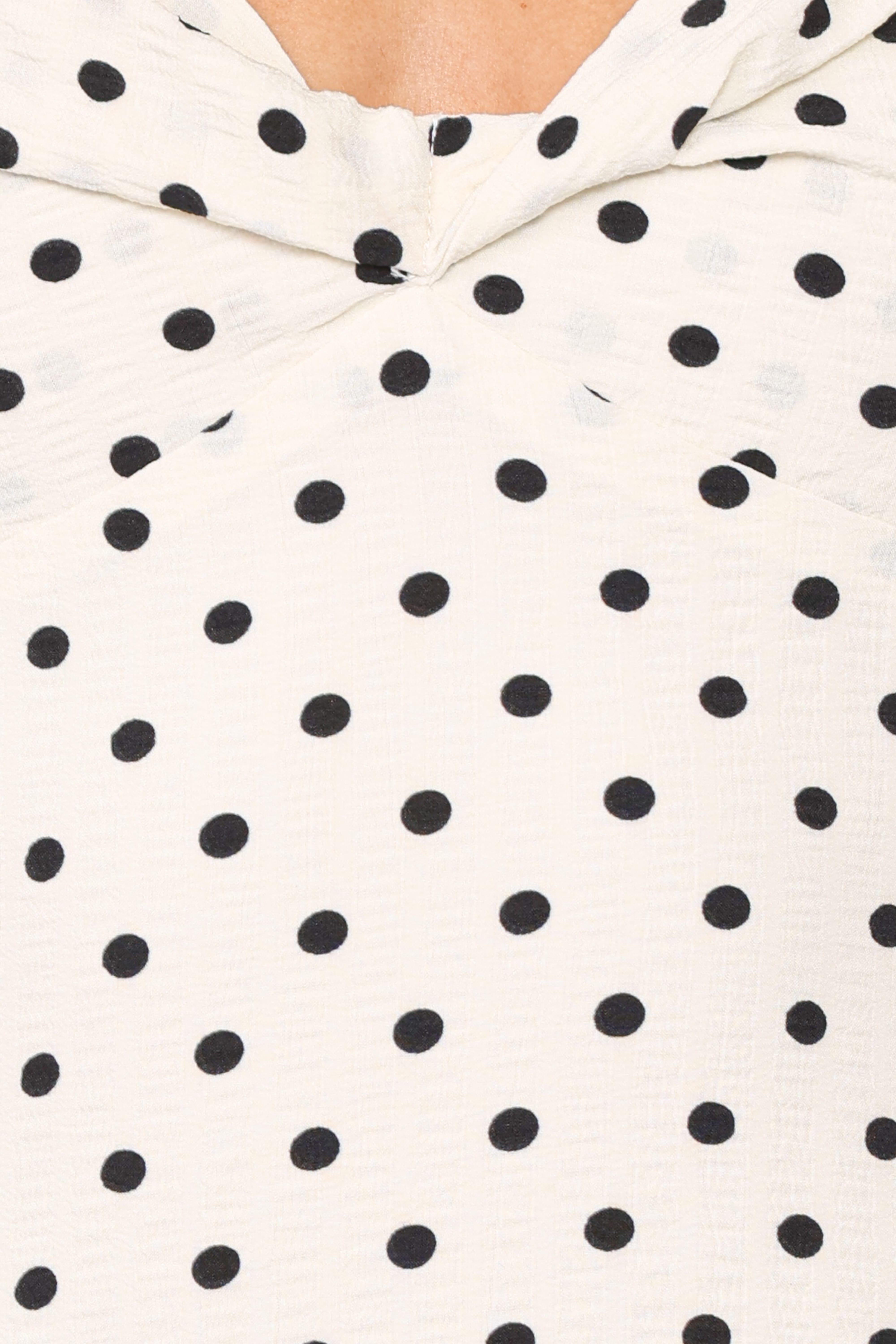 Sophina Midi Dress - Black Polka Dot