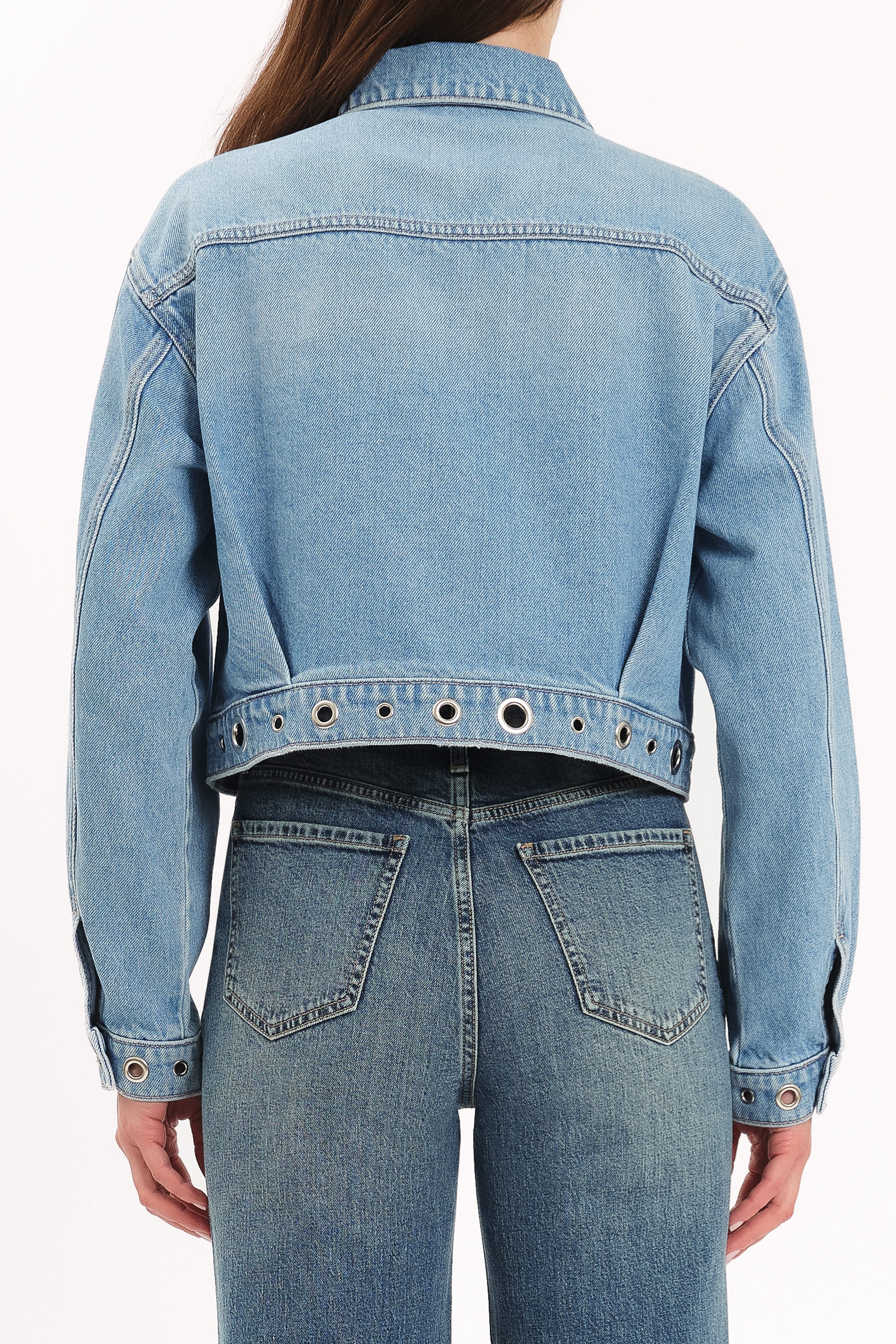 Daze Del Mar Cropped Denim Jacket - Pulse