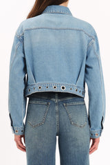 Daze Del Mar Cropped Denim Jacket - Pulse