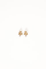 Amani Earrings - Gold/Pearl