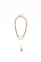 Amber Necklace - Gold