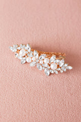 Brielle Embellished Hairclip - Gold