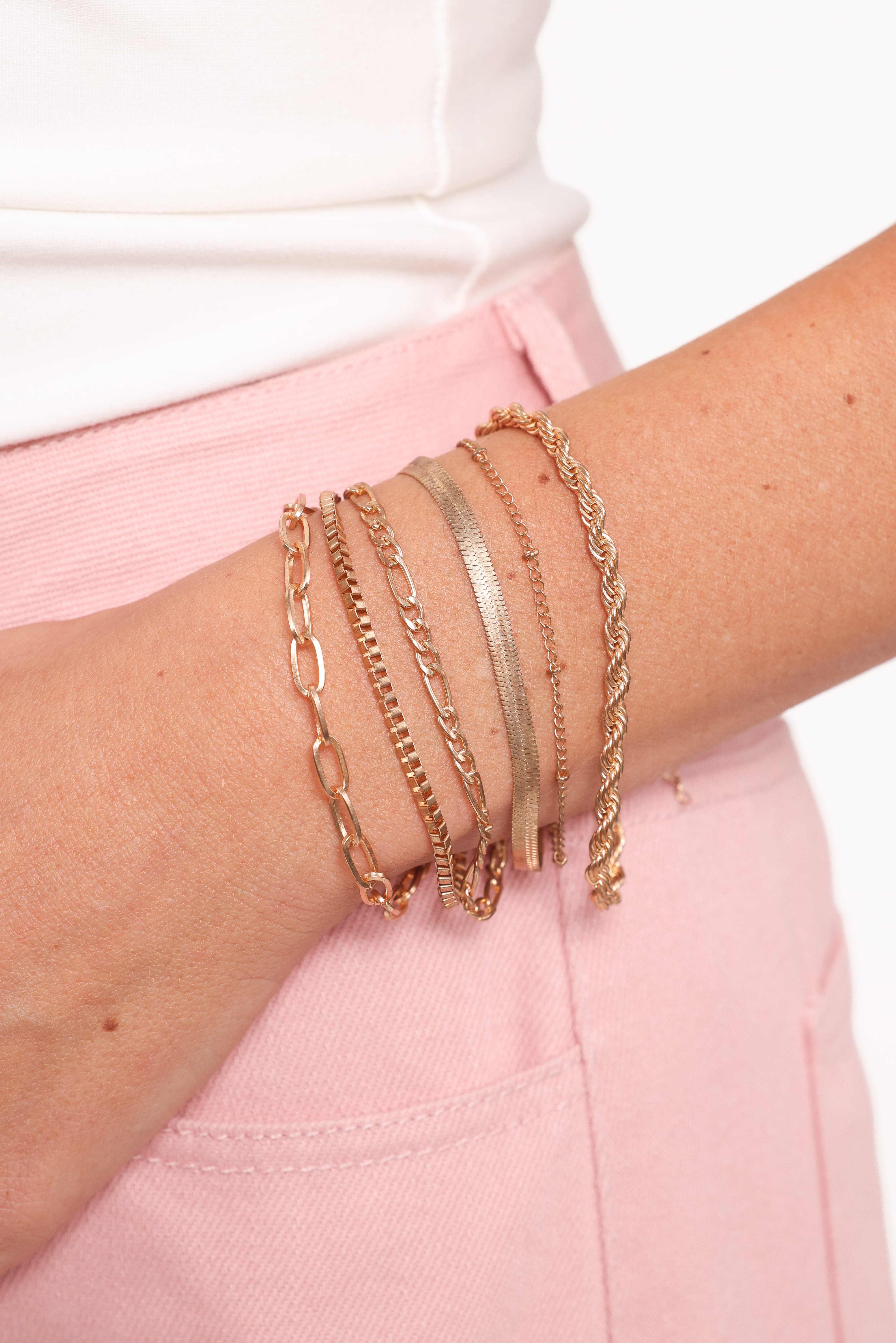 Brooklyn Bracelet Set - Gold