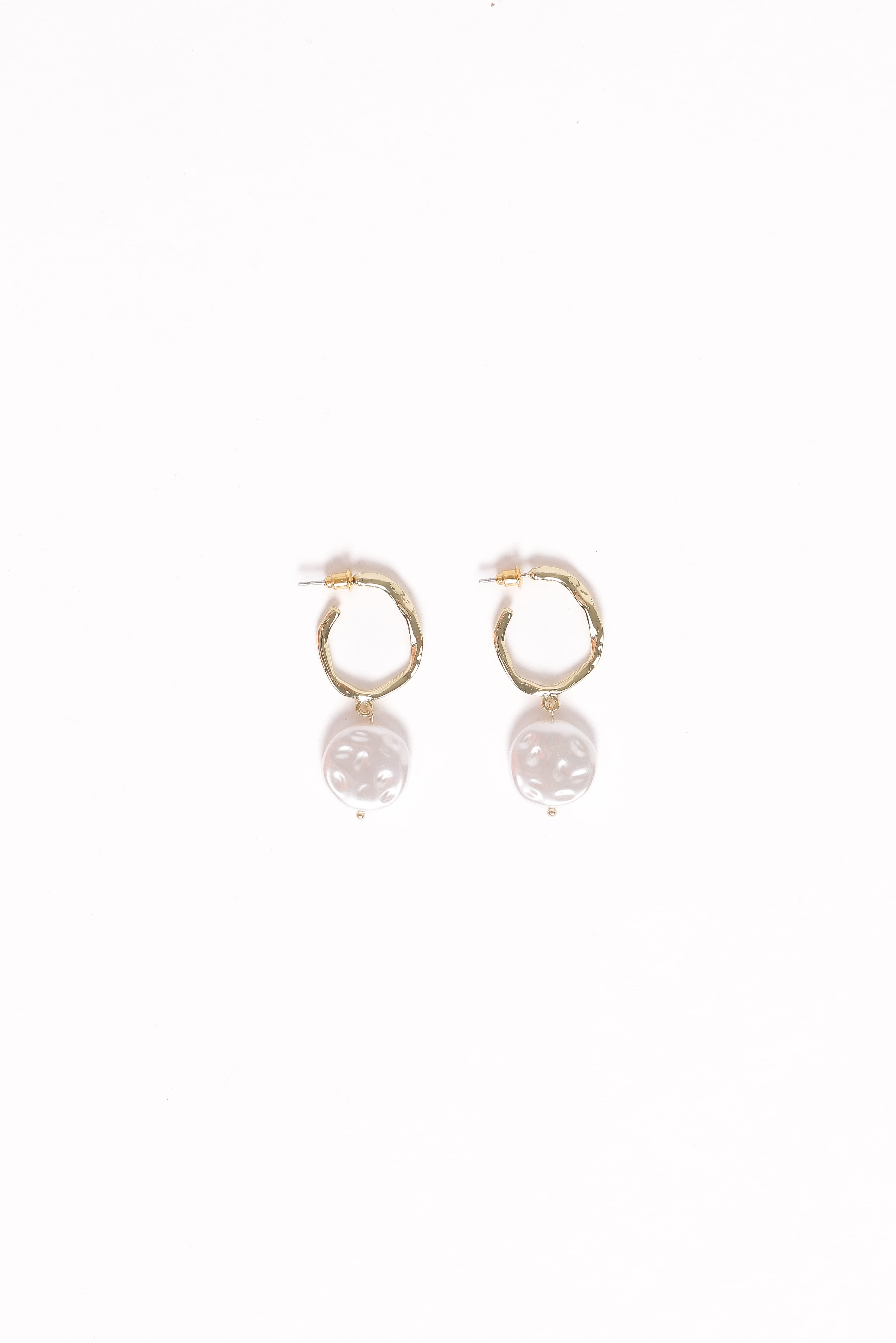 Carina Pearl Earrings - Gold