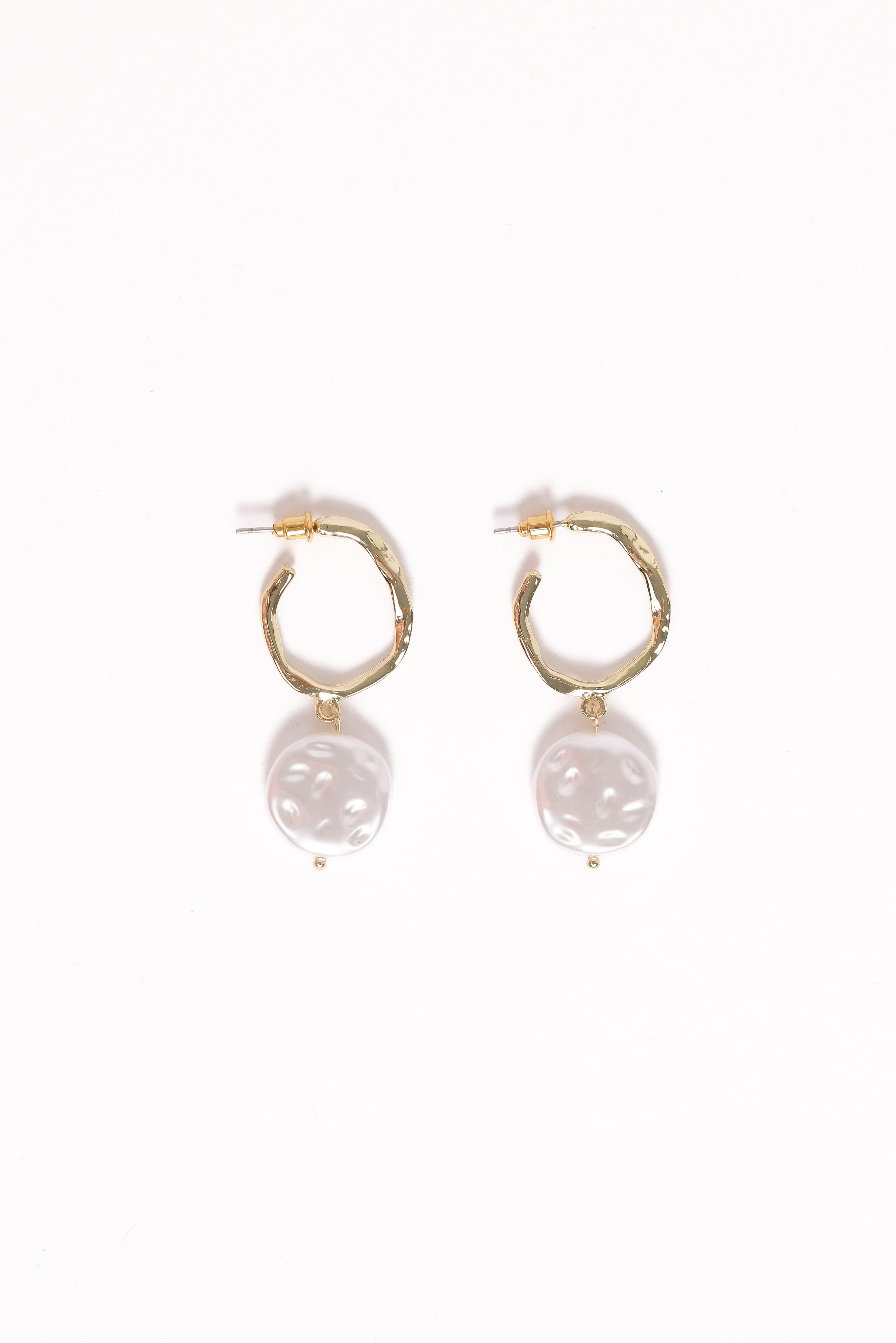 Carina Pearl Earrings - Gold
