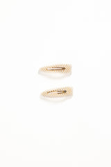 Carmen Hair Clip Set - Pearl