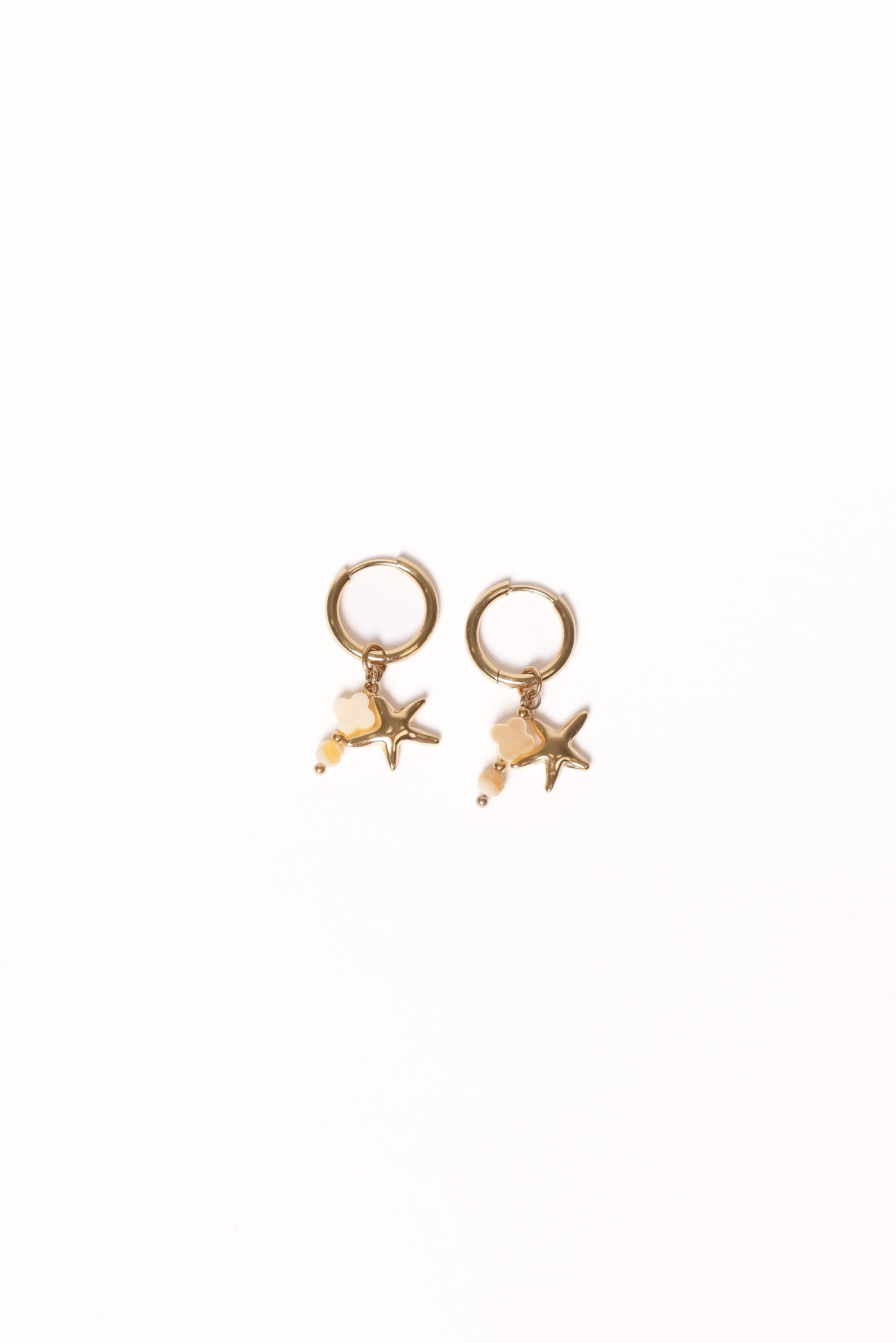 Catania Charm Earrings - Gold