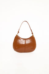 Celia Studded Bag - Tan