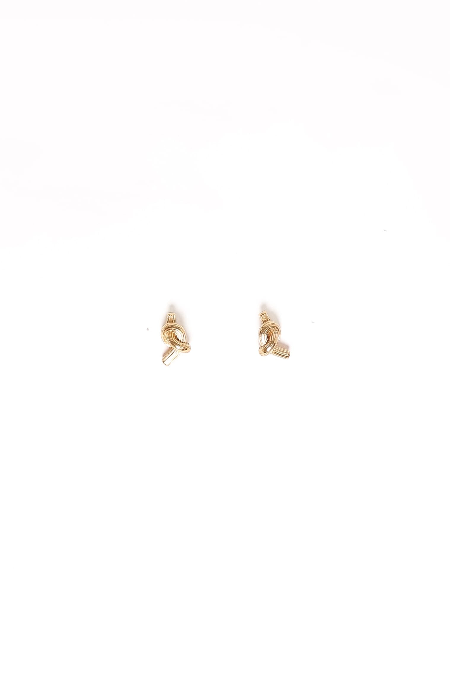 Dakota Knot Earrings - Gold