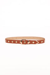 Dallas Studded Belt - Tan