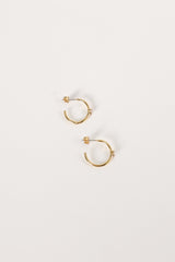 Damie Hoop Earrings - Gold