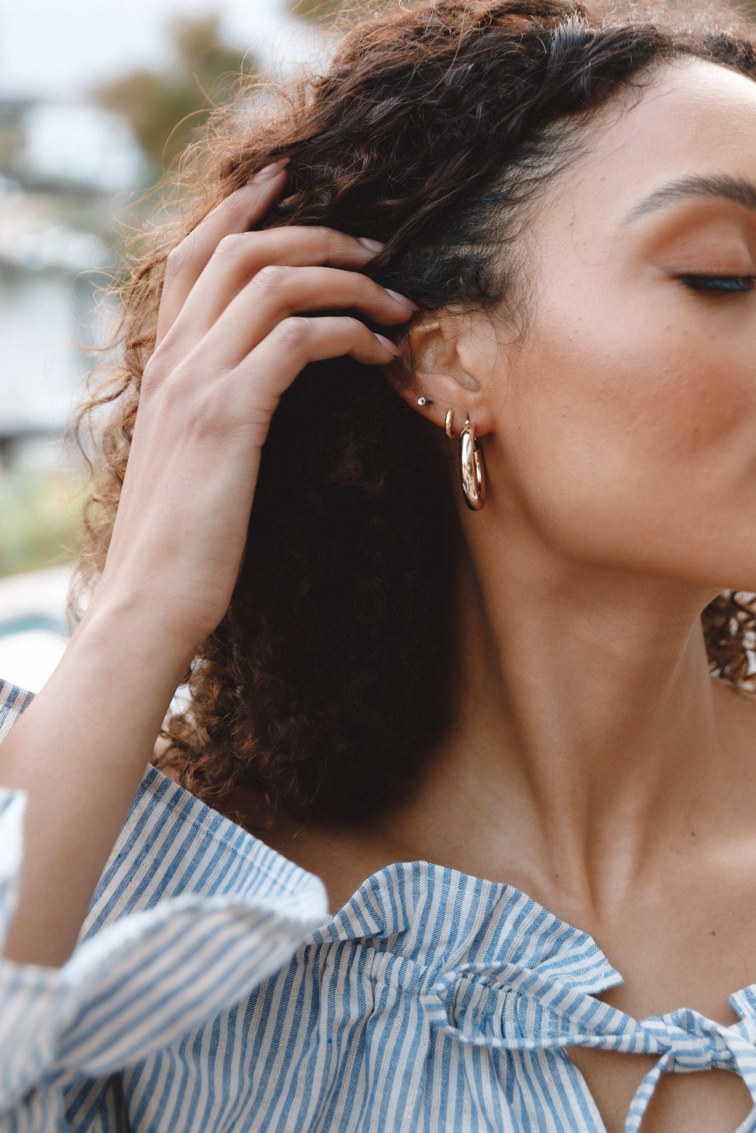 Delilah Earrings - Gold