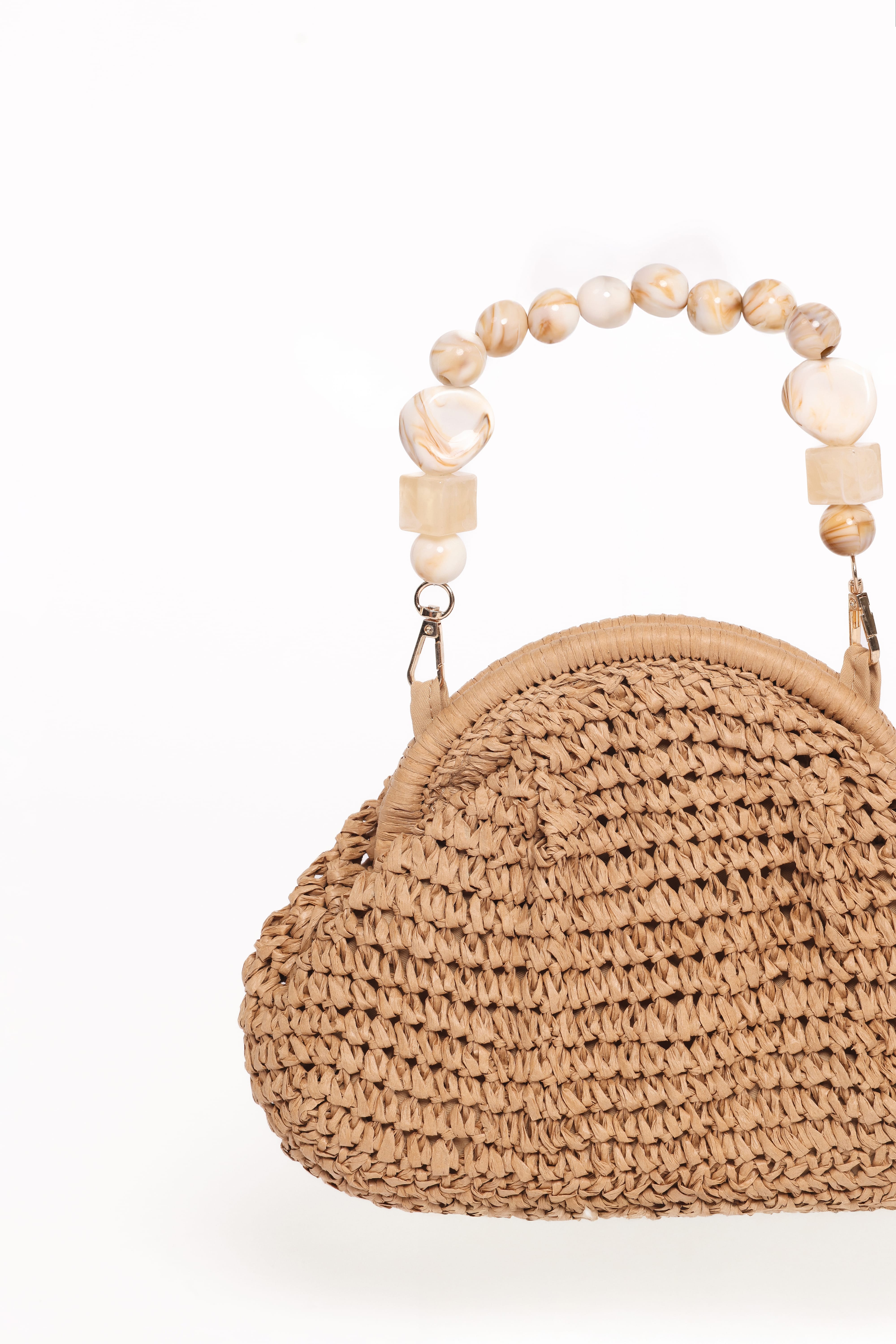 Elora Woven Bag - Tan