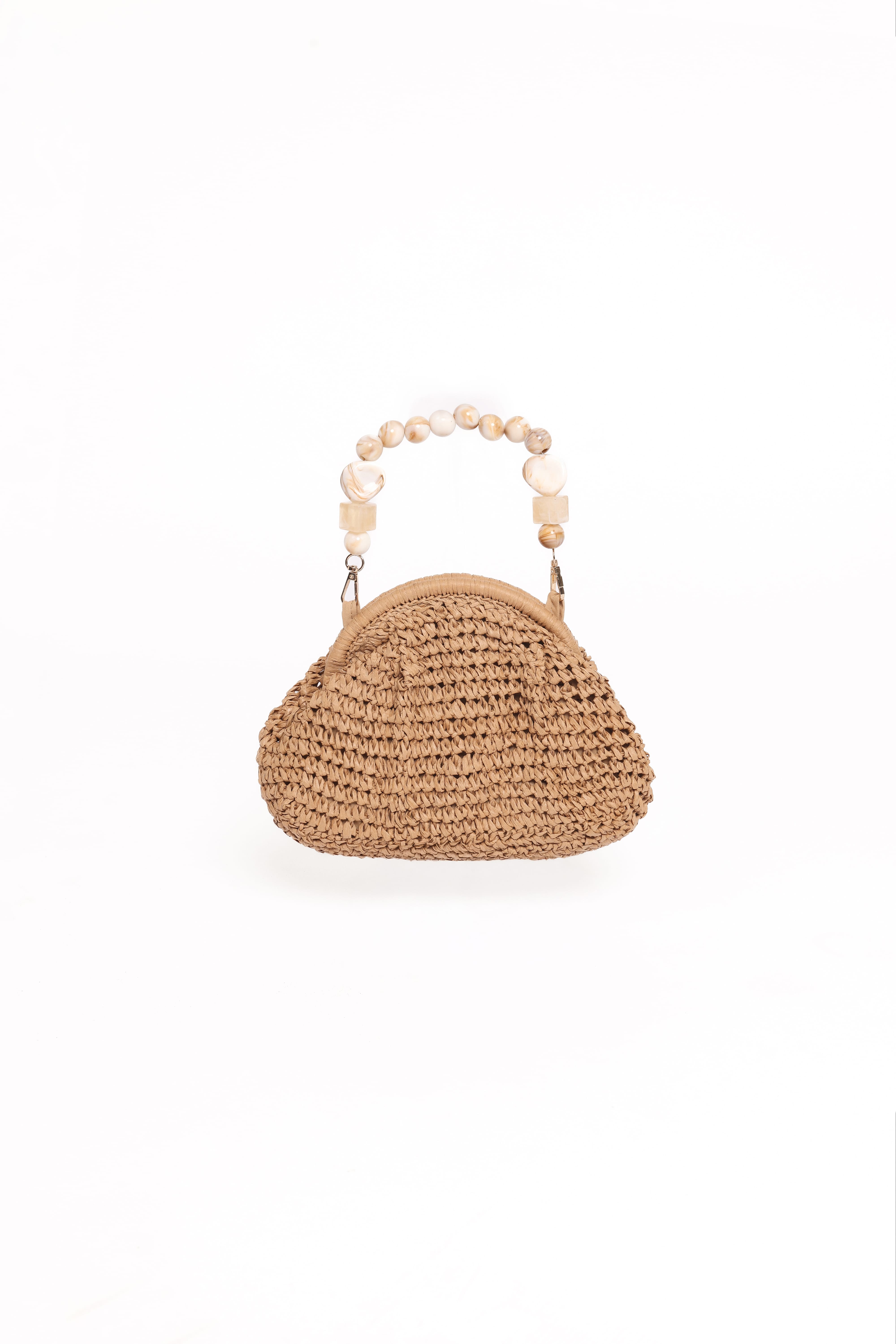 Elora Woven Bag - Tan