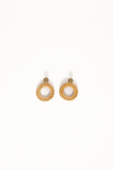 Esther Earrings - Tan