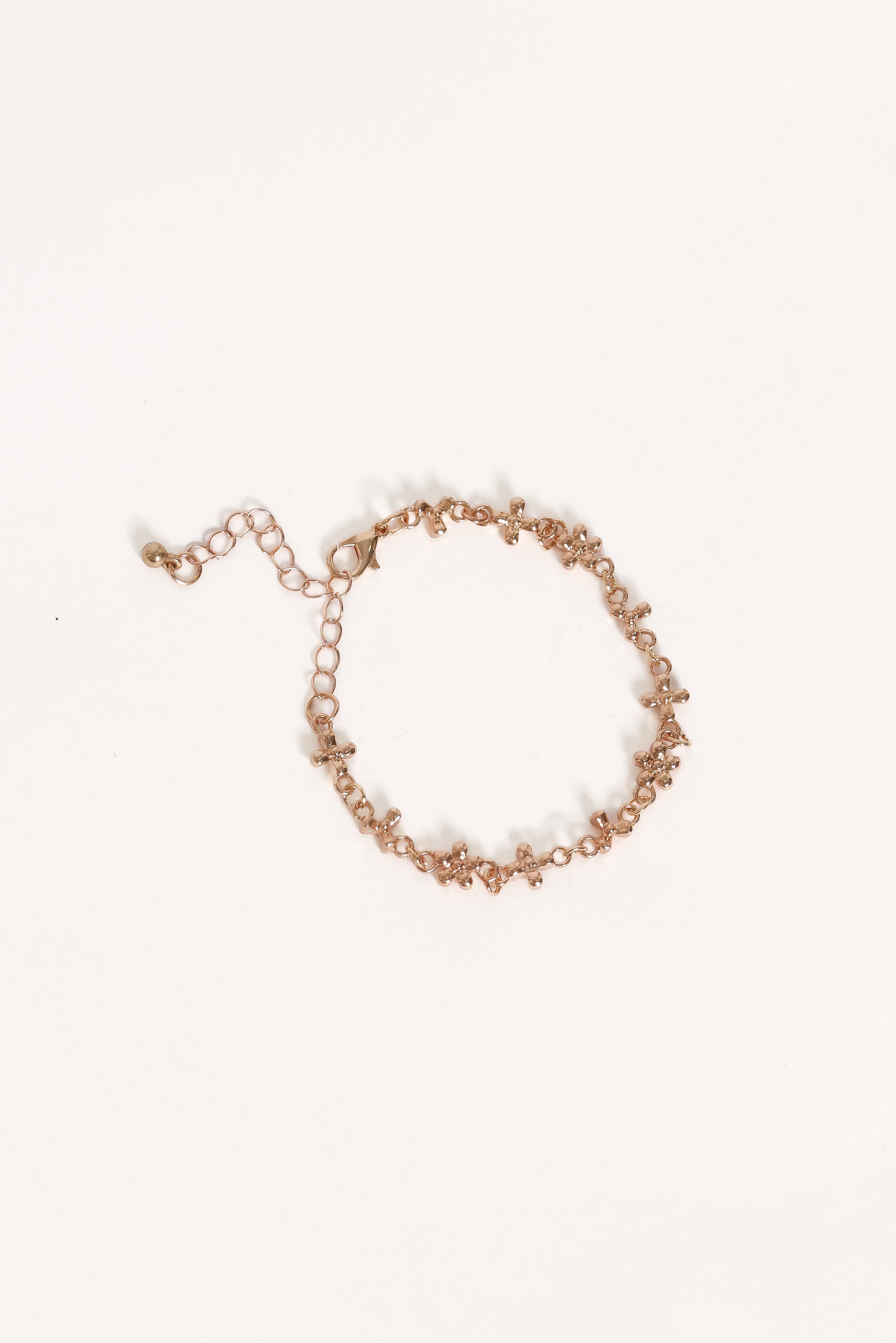 Hannah Flower Bracelet - Gold