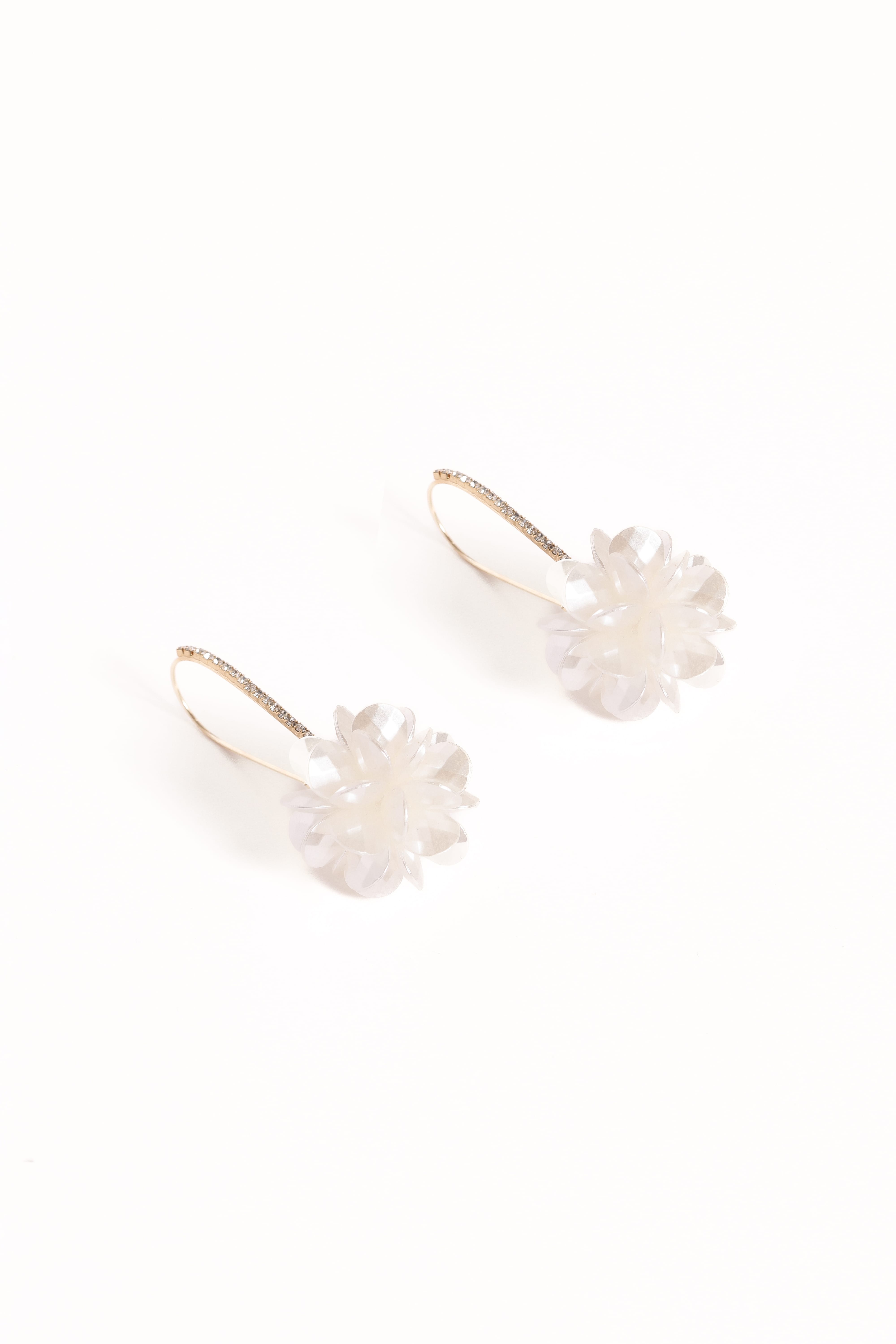 Katia Earrings - White